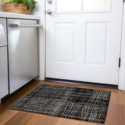 Premium Machine Washable Cortes AMF998 Stripes Rug