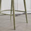 Tabouret de bar rembourré en tissu vert clair sans dossier - siège rembourré avec pieds et repose-pieds robustes, siège peu encombrant pour îlot de cuisine, comptoir de salle à manger et pub, 2 ensembles-904786167