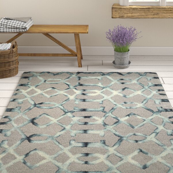 Ophelia & Co. Budde Hand Tufted Wool Abstract Rug & Reviews | Wayfair