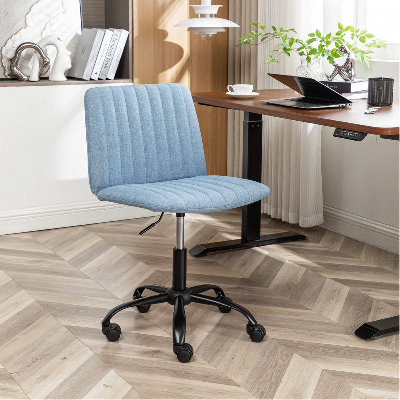 Chaise de bureau pivotante en tissu