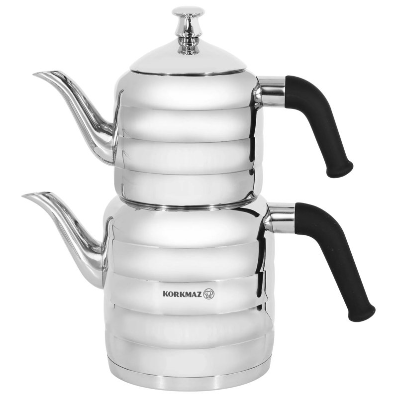 Bouilloire sifflet en acier inoxydable ORIXFORCE, 2 pintes