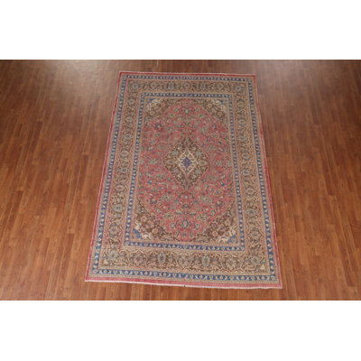 Tapis traditionnel rose 6x9