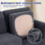 Stretch Separate Box Cushion Armchair Slipcover-1446600111