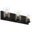 Luminaire Access Lighting 62583LEDDLP-MBL/CLR Oslo Applique murale à DEL à 4 lumières, fini noir mat-500592232-500592235-526147610