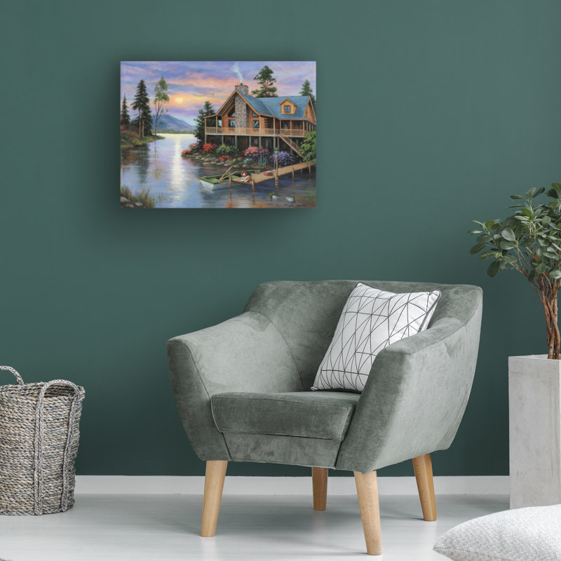 Art sur toile «Bachelor» par John Zaccheo, H 14 po x l 19 po