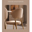 Chaise moderne et simple à dossier rembourré