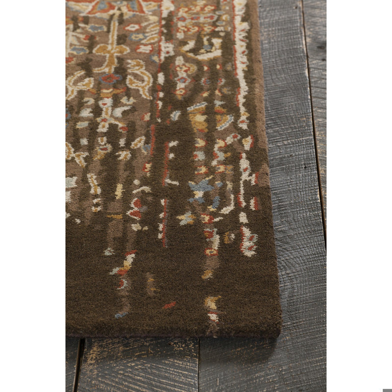 Spring Brown Area Rug, 9' x 13'