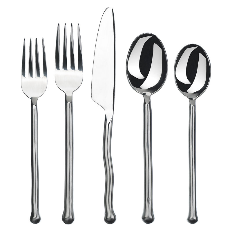 Exotique Platinum 20 Piece Flatware Set, Service for 4