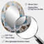 Miroir mural bleu et or Mandala I - Bohemian-1038406859