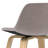 Randolph Upholstered Bentwood Mid-Century Modern Bar & Counter Stool with Chrome Footrest-968411475