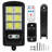 LED Solar Power Dusk to Dawn Battery Operated Outdoor Security Flood Light with Motion Sensor