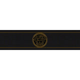 Versace Black Ice Magesty Unpasted Vinyl Wallpaper Border