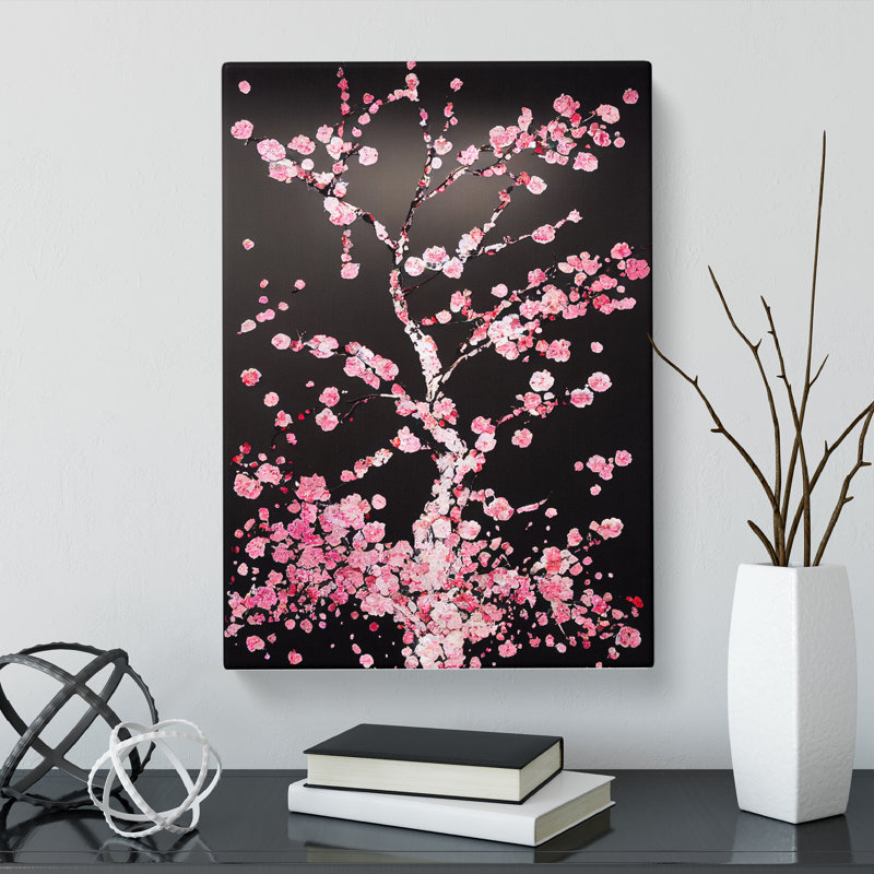 Cherry Blossom Tree Dreams - Wrapped Canvas, 60cm H x 40cm W x 3cm D