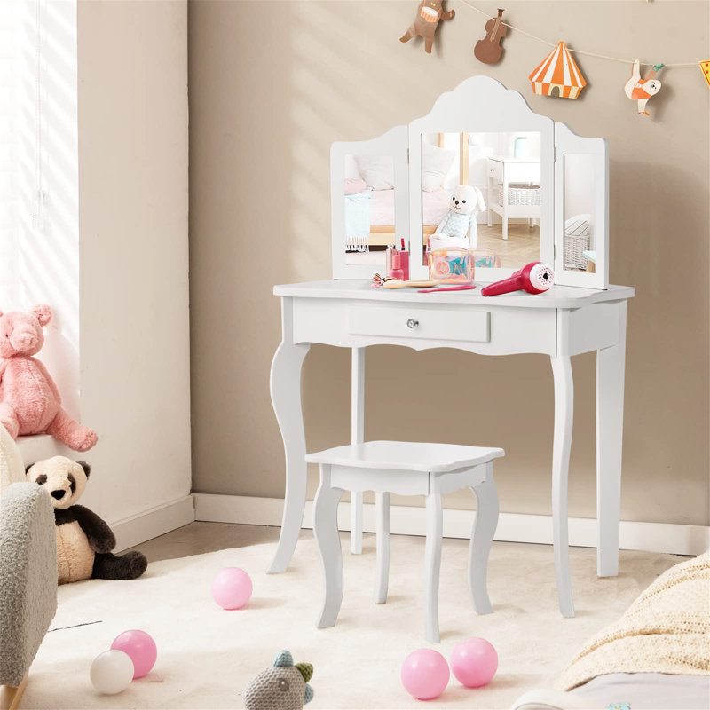 Pinajian Dressing Table with Mirror