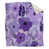 Motif floral mauve clair