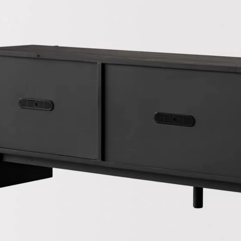 Meuble télé rétro et niche, H 23,62 po x L 86,61 po x l 16,53 po