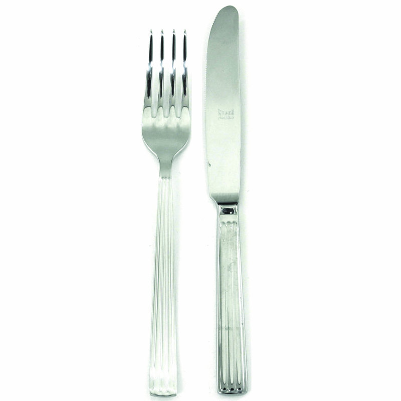 Sole Dessert Set - 24 Pieces - Stainless Steel
