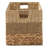 Mixed Weave Hyacinth Seagrass Storage Basket Cubes, Natural - Set of 6-1716870861