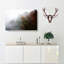 Mist Around The Forest In Abstract - Wrapped Canvas-55311206