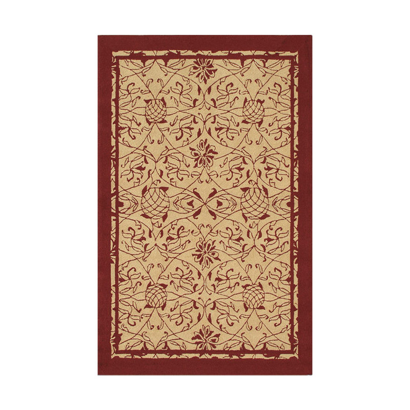 Floral Indoor / Outdoor Rug, Rectangle 5' x 7'