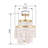     3-lights Shell Ceiling Light Fixtures Modern Brass Gold Semi Flush Mount Ceiling Light