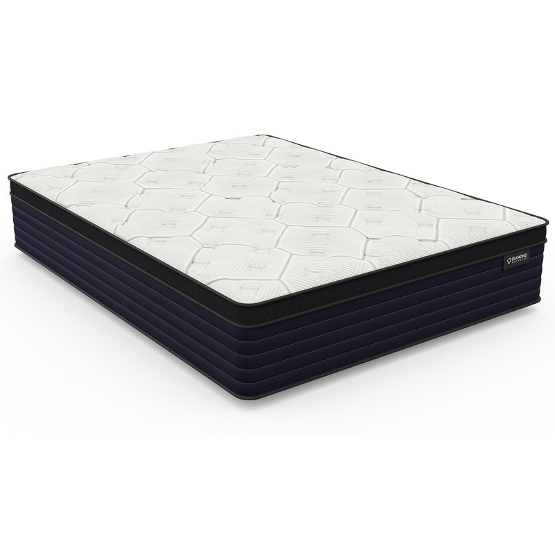 Supportive Pressure-Reducing Memory Foam Hybrid Mattress, Deluxe Euro Top - Firm, King
