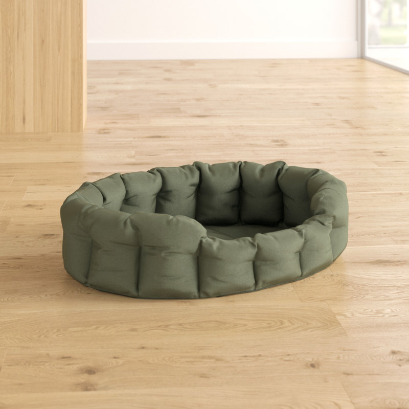 Ismael Pet Bed, Large (76cm W x 64cm D x 24cm H), Green