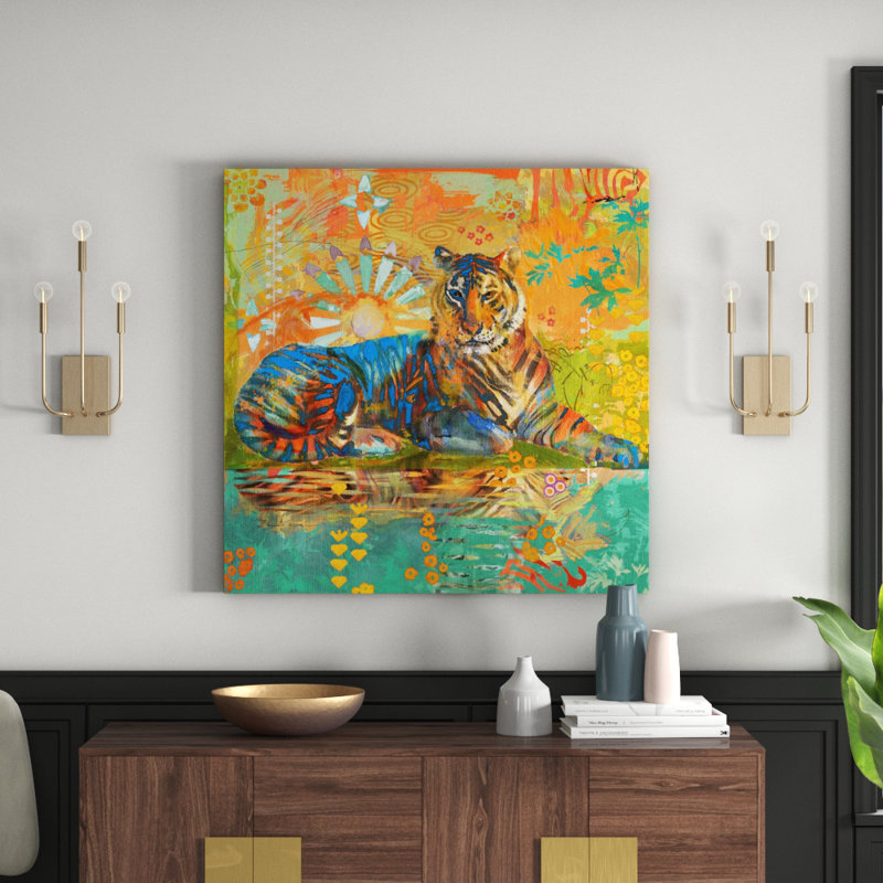 Evelia - Wrapped Canvas Print, 122cm H x 122cm W x 3.81cm D