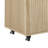 55.5" Fluted Kitchen Island With 2 Drop Leaf, Kitchen Storage Cart With Power Outlet-278207370