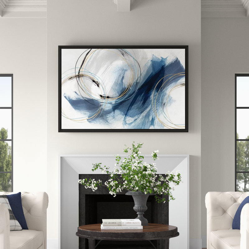 Detour by Isabelle Z Graphic Art Print, 18" H x 26" W, Floater Framed Canvas, Black
