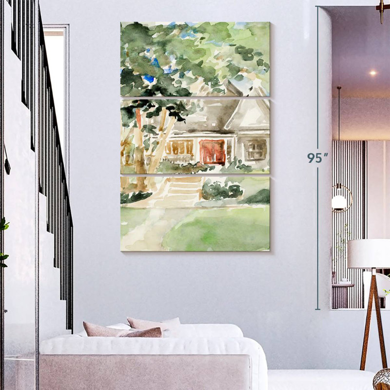 Lilie Country House I, 74" H x 48" W