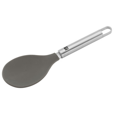 Cuillère à riz en silicone Pro 26 cm, argent