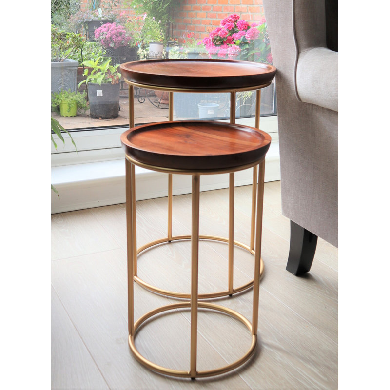 Melva Tray Top Frame Nesting Tables