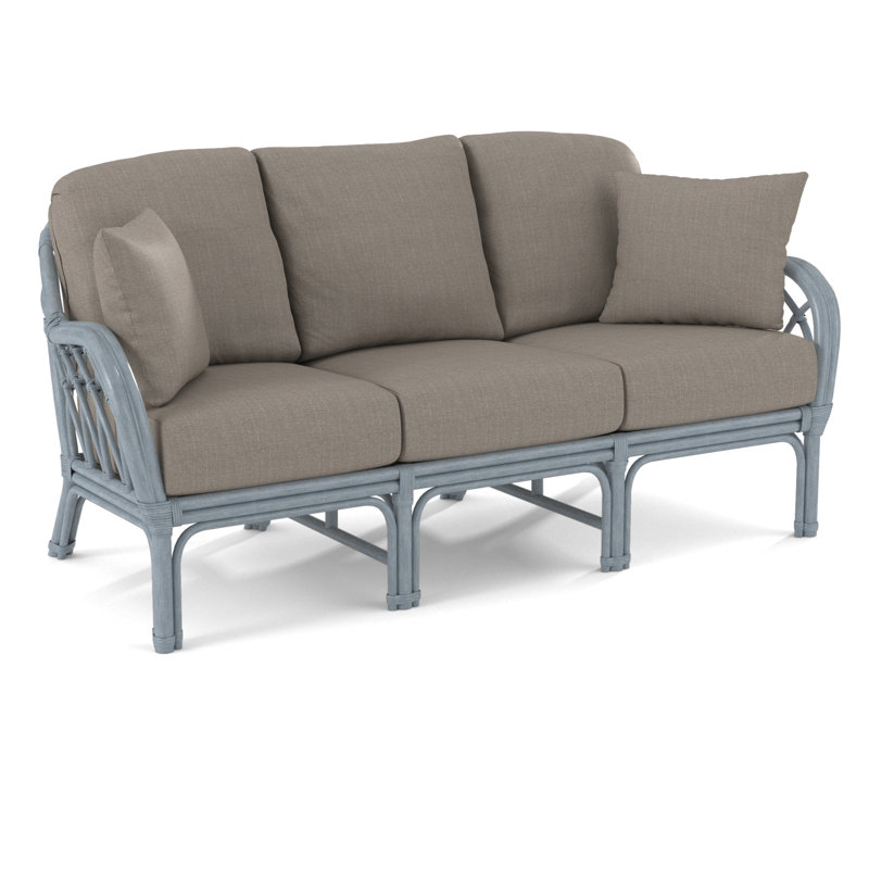 Edgewater Sofa, Stone Crypton Performance; 0884-83, Sea Glass