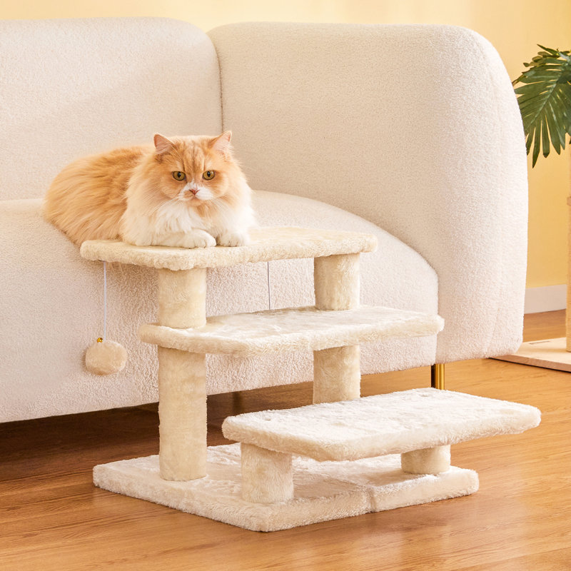 Escalier pour animaux 15 po H, Beige