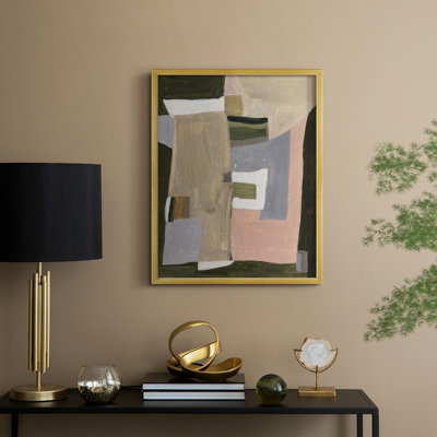 «Green Forest II», reproduction encadrée - bois massif