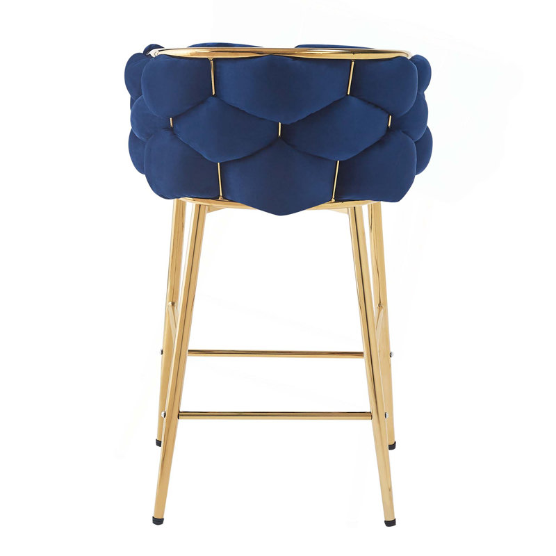 Ensemble de 2 tabourets de comptoir Modern, Bleu