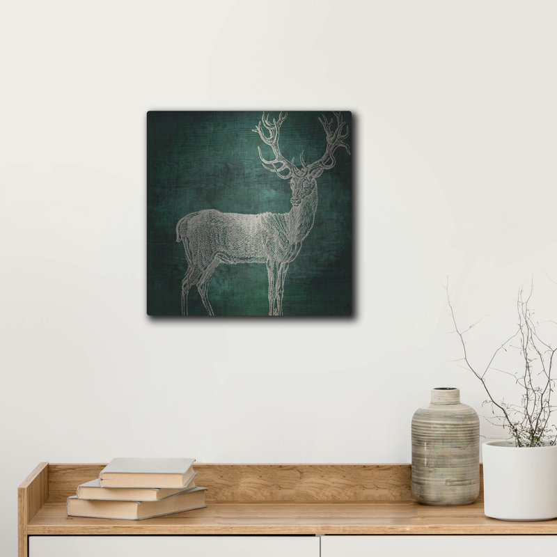 «Emerald Deer» par Sasha, H 12 po x l 12 po