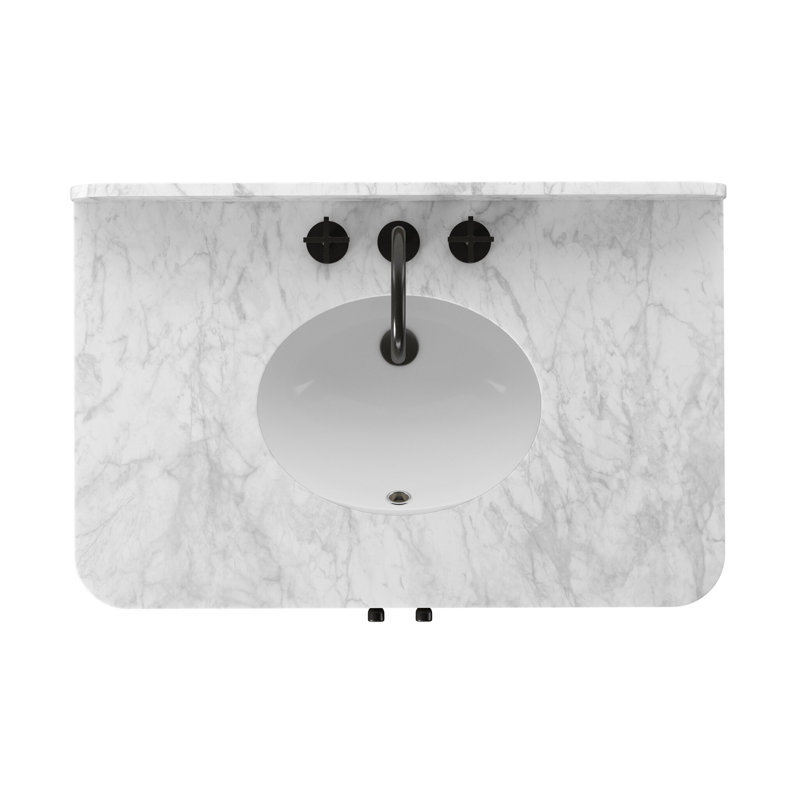 Malden Single Vanity-Satin Espresso Oak