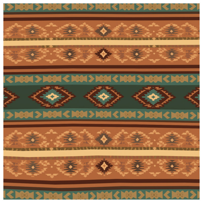 Housses de couette à motif géométrique Southwestern, Très grand lit