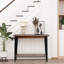 Console en bois brun 40 po Solano