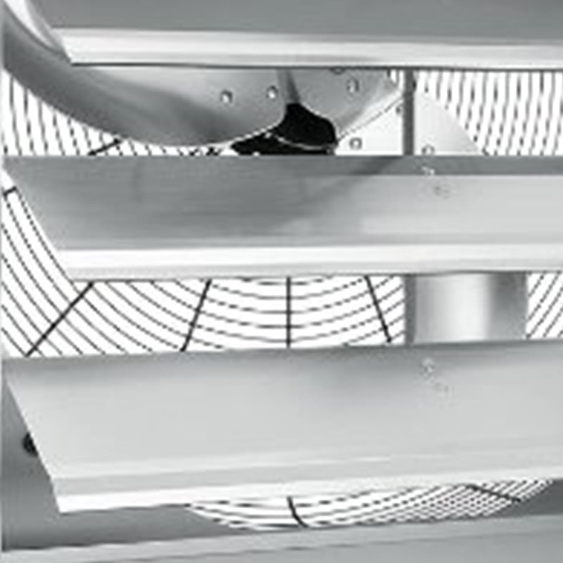 Ventilateur d'extraction avec volets automatiques, ventilateur mural en aluminium, silencieux, double sortie, pour garage ou grenier