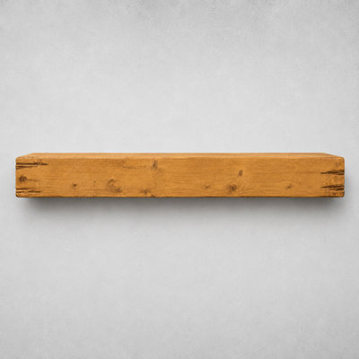 Distressed Fireplace Mantel, Rustic
