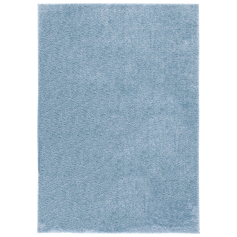 Corfu Tahoe Shag Performance Solid Color Rug, Rectangle 4' x 6'
