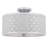 Snodland Fabric Semi Flush Mount