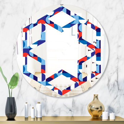 Miroir mural Hexagon Star