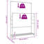 Aileah 90cm Rolling Clothing Rack
