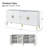 Silken Modern Sideboard Cabinet Door  with Adjustable Shelves-48959942