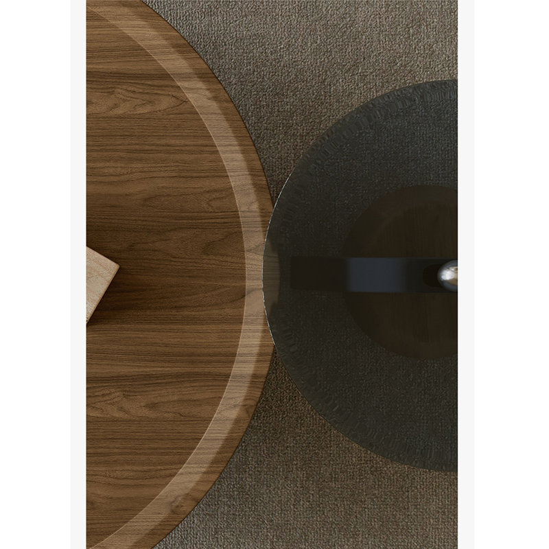 Table basse de style italien minimaliste