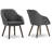 Ensminger 18.5'' H Faux Leather Upholstered Armchair